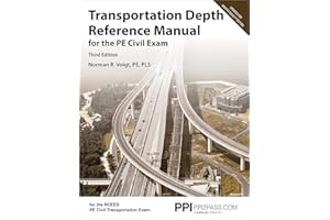 PPI Transportation Depth Reference Manual for the PE Civil Exam, 3rd Edition – A Complete Reference Manual for the NCEES PE C