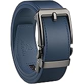 JUKMO 1.5" (38mm) Leather Ratchet Belt for Men in Gift Box