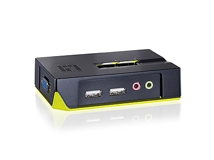 LevelOne KVM-0221 2-Port USB KVM-Switch mit Audio