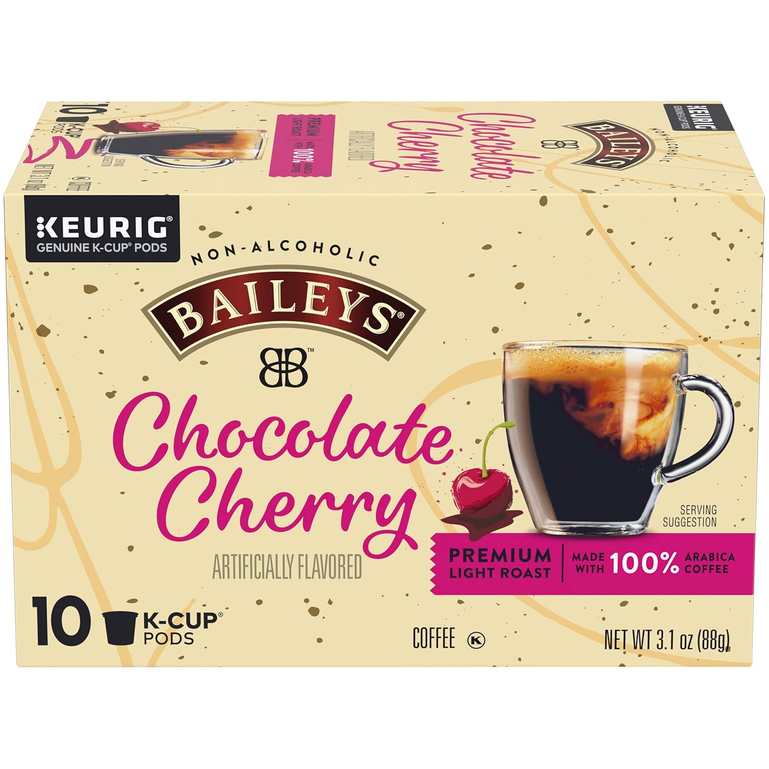 Bailey's NonAlcoholic Chocolate Cherry Flavored KCup