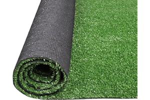 ZGR HOME&GARDEN Artificial Grass Door Mat Lawn Pet Turf 4'10"x8', Synthetic Faux Grass Carpet with Drainage Holes, 0.4" Pile, Customized Fake Turf Rug for Entryway Garden Backyard Patio Balcony