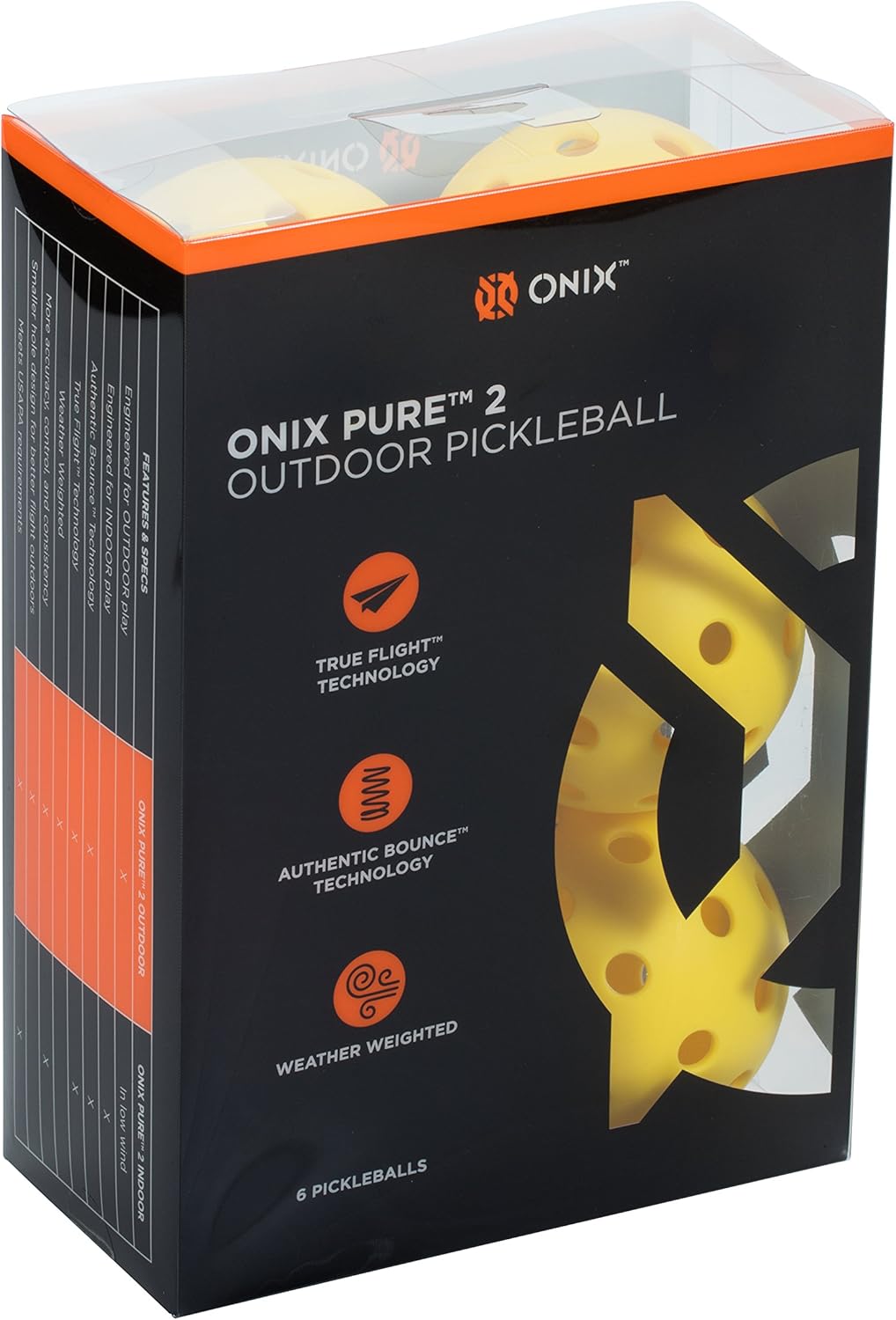 Onix Pure 2 Outdoor Pickleball Balls Specifically Designed and Optimized for Pickleball : Sports & Outdoors