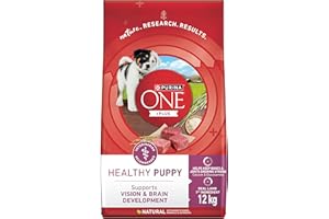 Purina ONE +Plus Dry Puppy Food with Lamb - 12 kg Bag