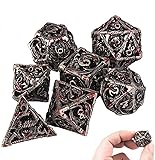 DND Dice,Hollow D&D Metal Dice,Dungeons and Dragons