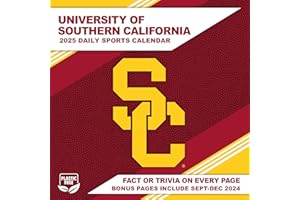 TURNER LICENSING Turner Sports USC Trojans 2025 Box Calendar (25998053025)