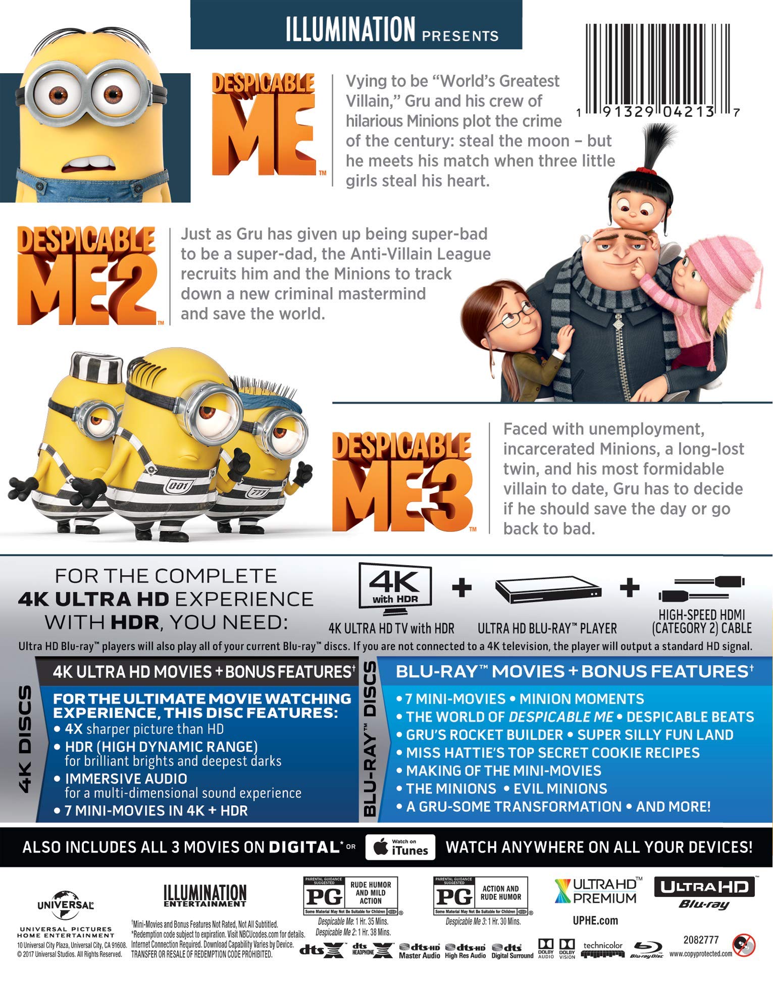 Mua Illumination Presents: 3-Movie Collection (Despicable Me ...