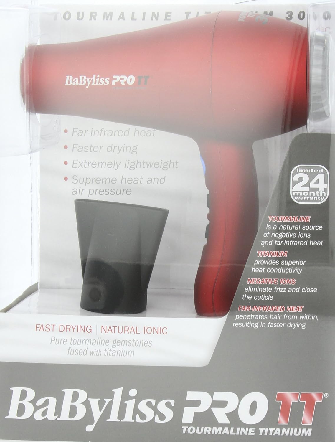 babyliss pro tt tourmaline titanium 3000