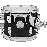 PDP Concept Maple 7x8 Suspended Tom Satin Black Finish Ply with Chrome Hardware