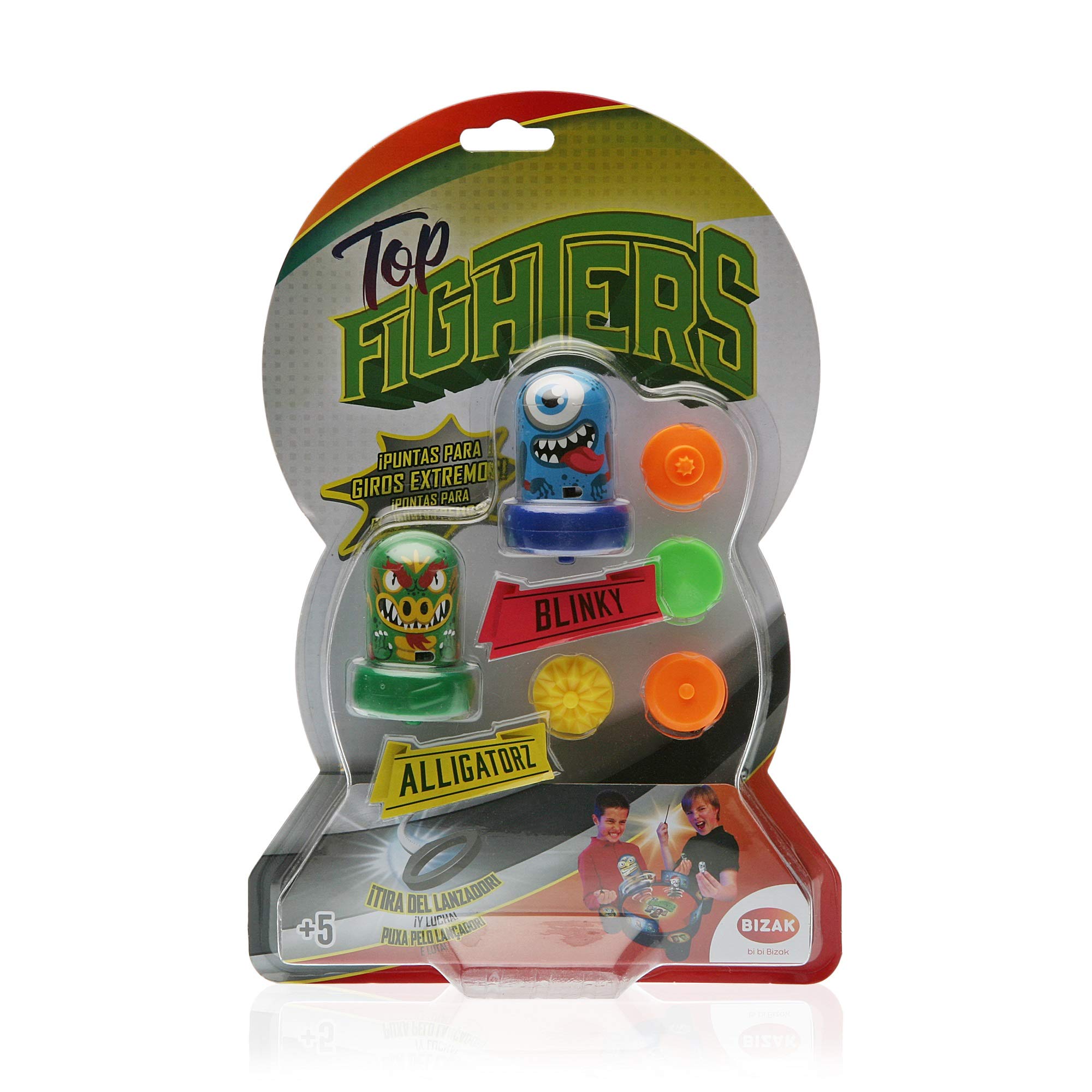 Bizak Top Fighters Pack Double Random Models (35000059), Assorted Colour