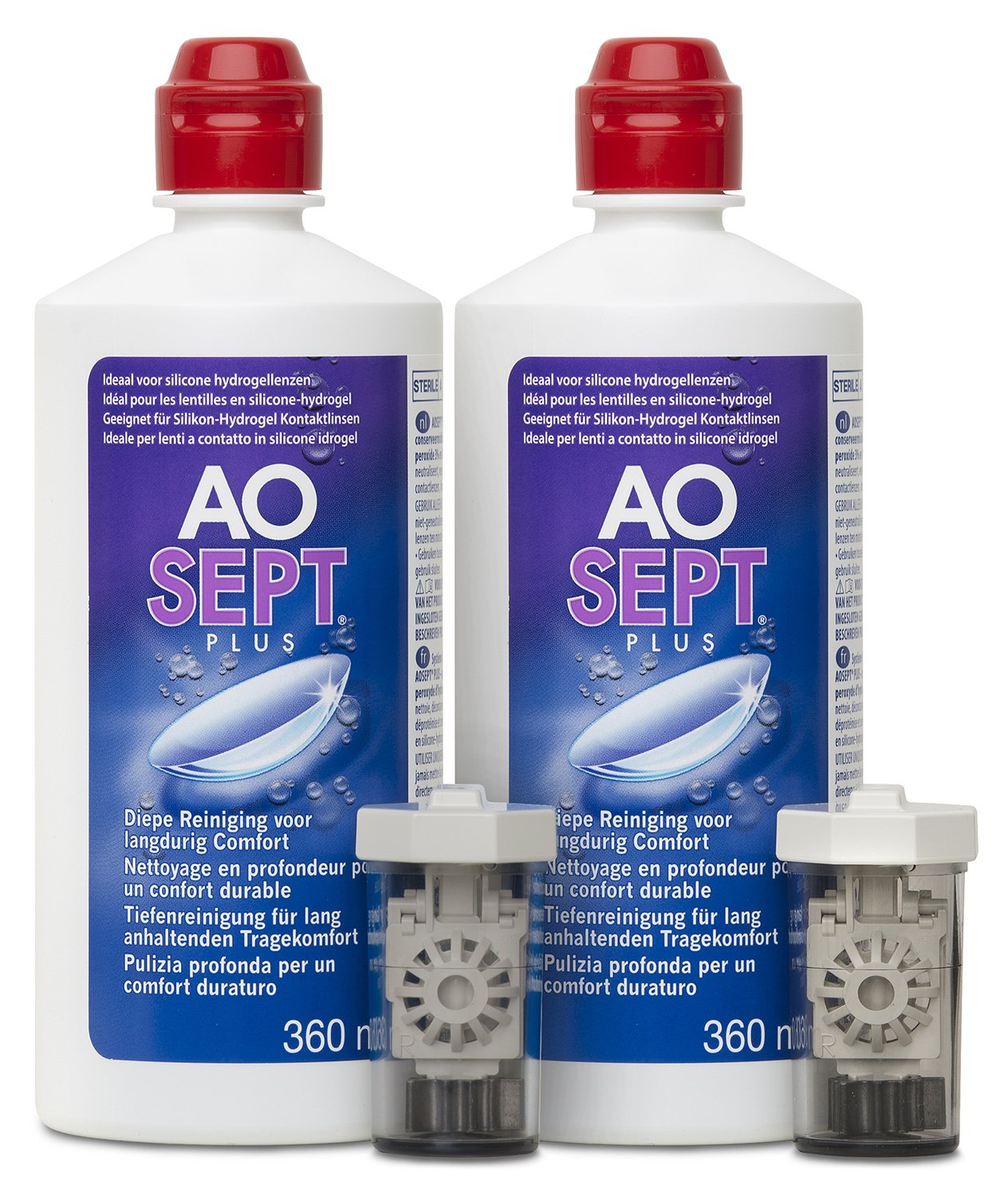 Aosept Plus Contact Lens Solution 3 Month Pack (2x 360ml) Buy Online