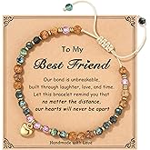 HGDEER Best Friend Gift for Women, Best Friend Friendship Bestie Bff Women Bracelets Gifts Jewelry Stuff Ideas for Female Soul Sister, Birthday Christmas Valentines Day Mothers Day Gift for Woman
