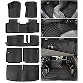 for Mitsubishi Outlander 2020-2025 Floor Mats Cargo Liner (Not Fit PHEV ＆ Sport Models) Trunk Carpet All Weather Heavy Duty TPE Rubber Waterproof Tech Mats for Mitsubishi Outlander 2021 2022 2023 2024