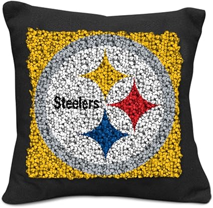 Amazon Com Nfl Pittsburgh Steelers Pillow Latch Hook Kit 9 Inch
