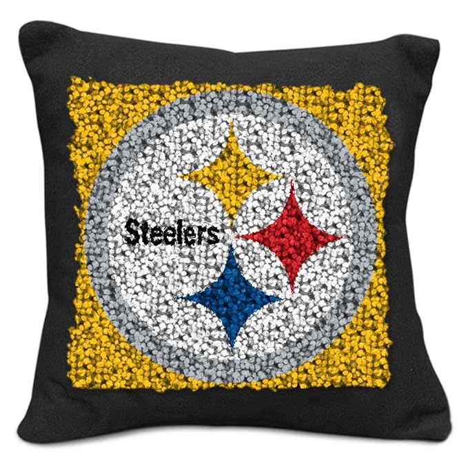NFL Pittsburgh Steelers Pillow Latch Hook Kit, 9Inch