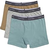 Calvin Klein Kids Boys' Modern Cotton Boxer Brief Underwear 3-Pack