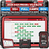 Launch X431 PRO3S+ V5.0 Bidirectional Scan Tool, Topology Map, CANFD &amp; DOIP | Scanner, Full System, HD Trucks, 55+ Reset Services, ECU Coding, Diagnostic, All-in-One, DBSCar VII VCI, 2-Year Free Updates