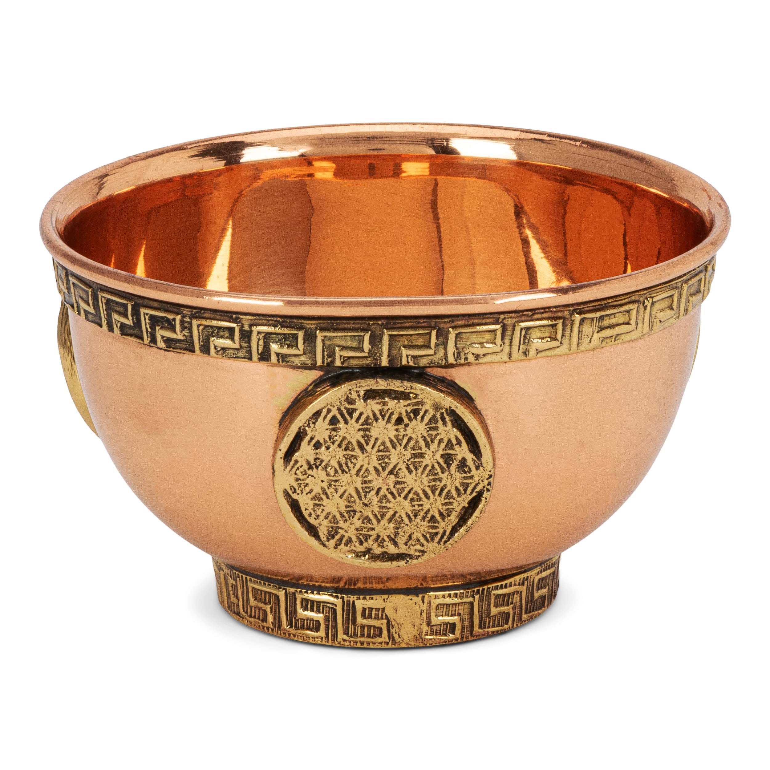 NKlaus Ø 8cm Incense Bowl Copper Incense Resins Herbs Operating Mode Incense 2573