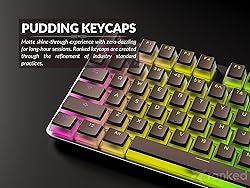 Ranked Pudding PBT Keycaps | 112 Double Shot