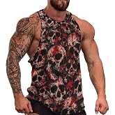 Blissboy Funny Skull Graphic Tank Top Novelty Sleeveless Shirt