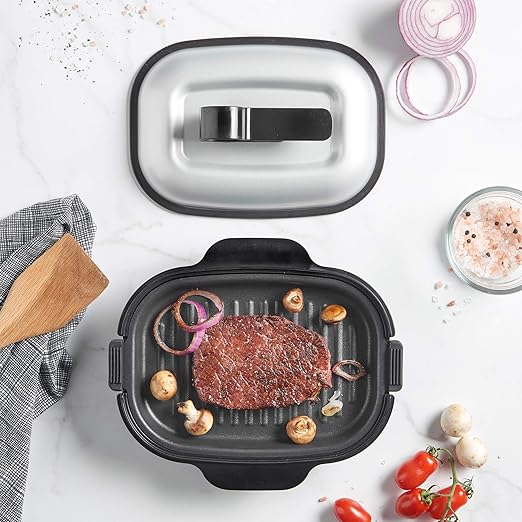 VonShef - Parrilla para microondas (antiadherente, con ...