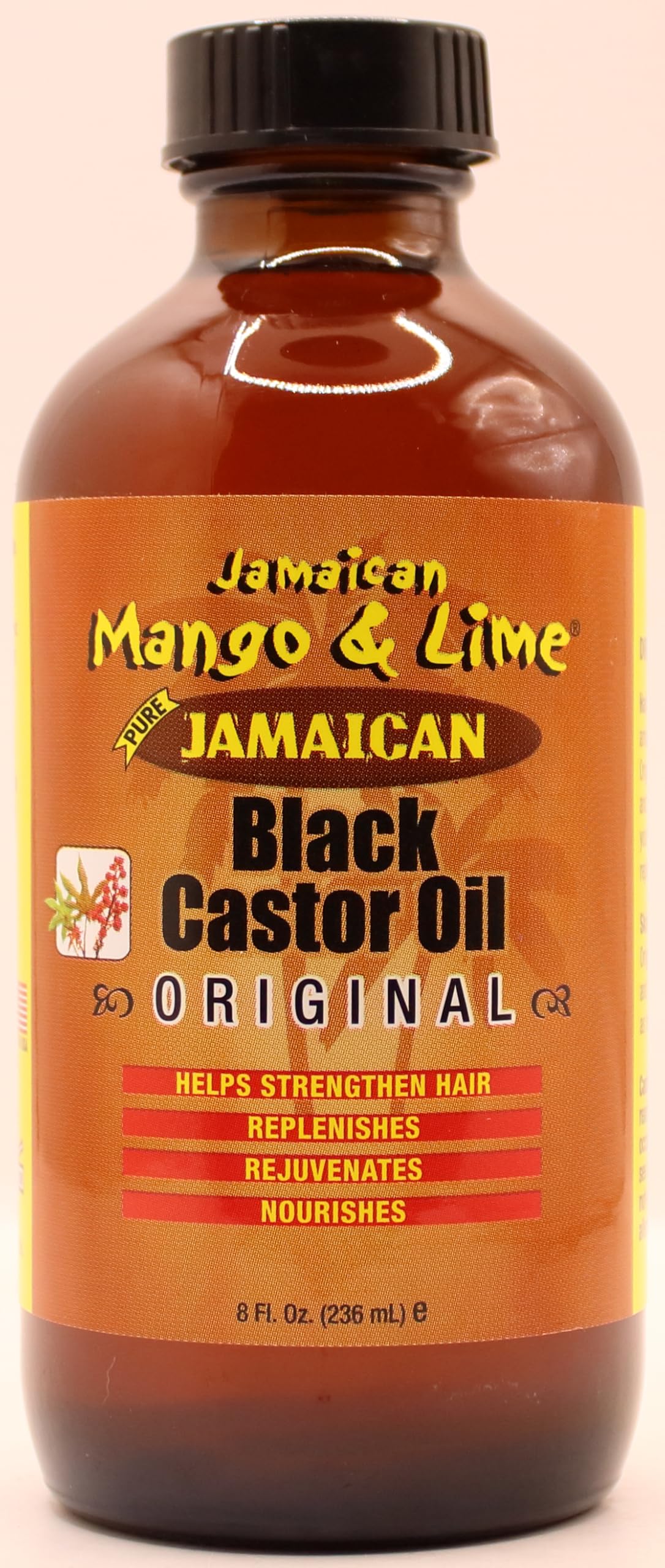 Jamaican Mango & Lime Jamaican Black Castor Oil Orignal 8 oz