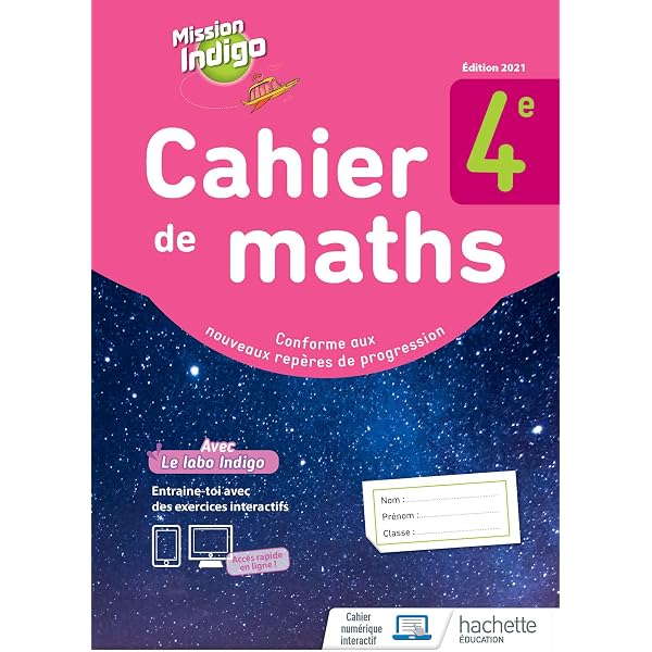 Amazon.com: Mission Indigo mathématiques cycle 4 / 4ème - Livre