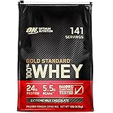 Optimum Nutrition Gold Standard 100% Whey Protein Powder, Extreme Milk Chocolate, 10 Pound (Packaging May Vary)