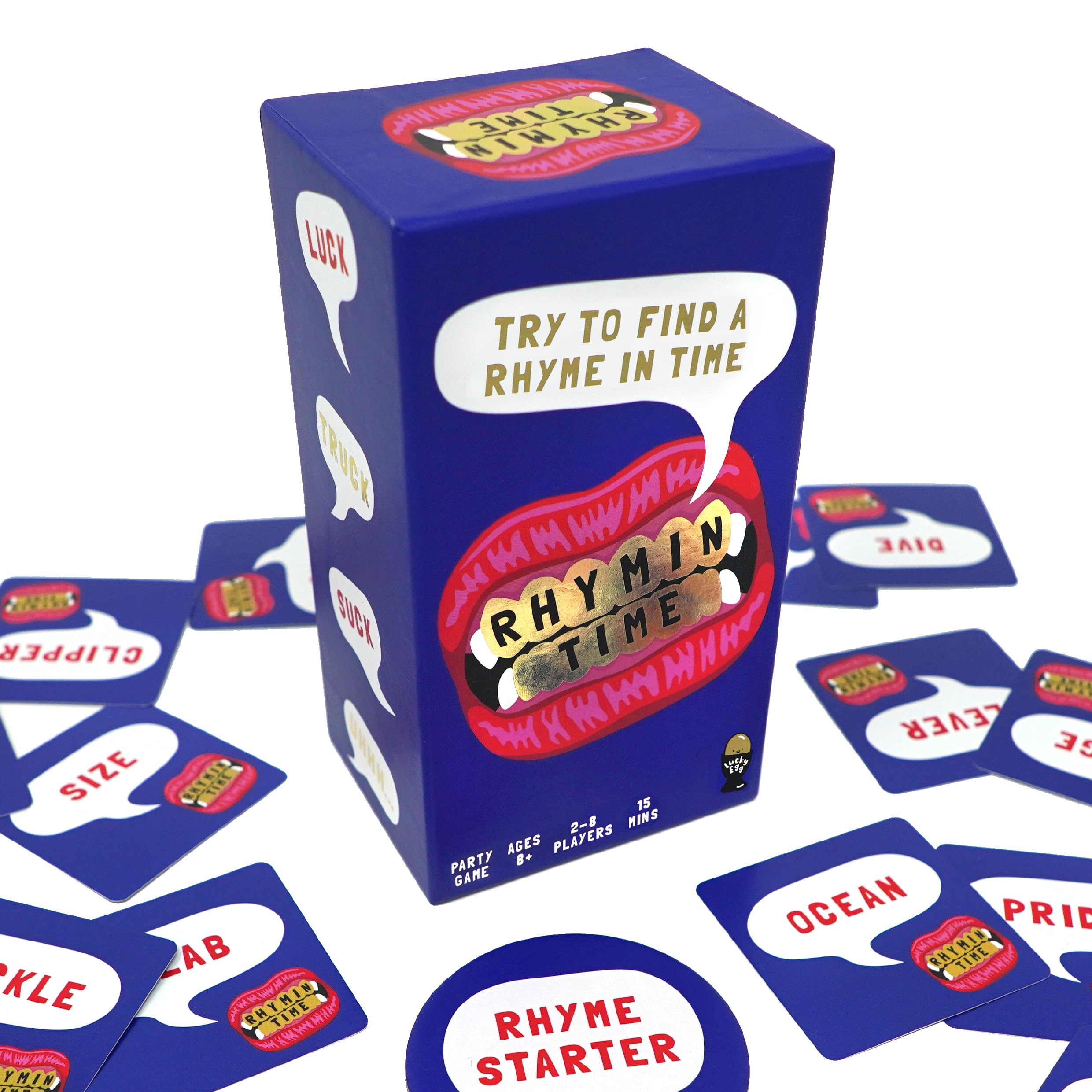 Photo 1 of Lucky Egg Exciting Rhymin Time Party Game - Fun Family Games for 8+ Year Olds, 2-8 Players - Card Games for Families & Kids - Perfect for Indoor & Outdoor Games Nights, Games Kids, Funny Games