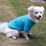 HuaLiSiJi Fleece Small Dog Hoodie XS 1-2 lb Blue Pink Elasticity Warmth view 4