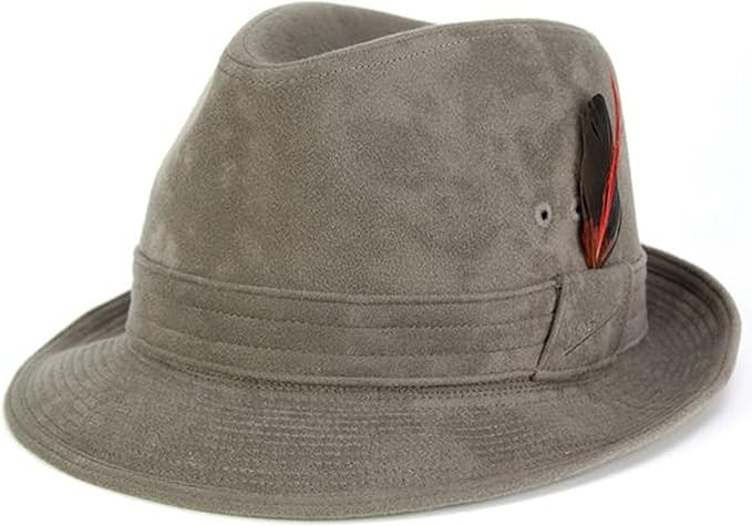 Amazon ハット メンズ 帽子 秋冬 ボルサリーノ 中折れハット ブラウン 57cm ハット 通販