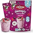 Prana Organic Overnight Chia with Oats Berry Fairy | Rich in Fiber & Protein, Vegan, Non-GMO | Ready to Eat Breakfast - 28 oz Bags - 2 Pack