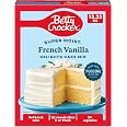 Betty Crocker Delights Super Moist French Vanilla Cake Mix, 13.25 oz | Pudding In The Mix For Moist Texture, Doubles As Cupca