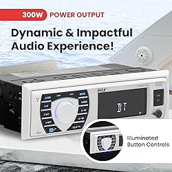 Pyle Marine Radio Receiver Speaker Set 12v Single