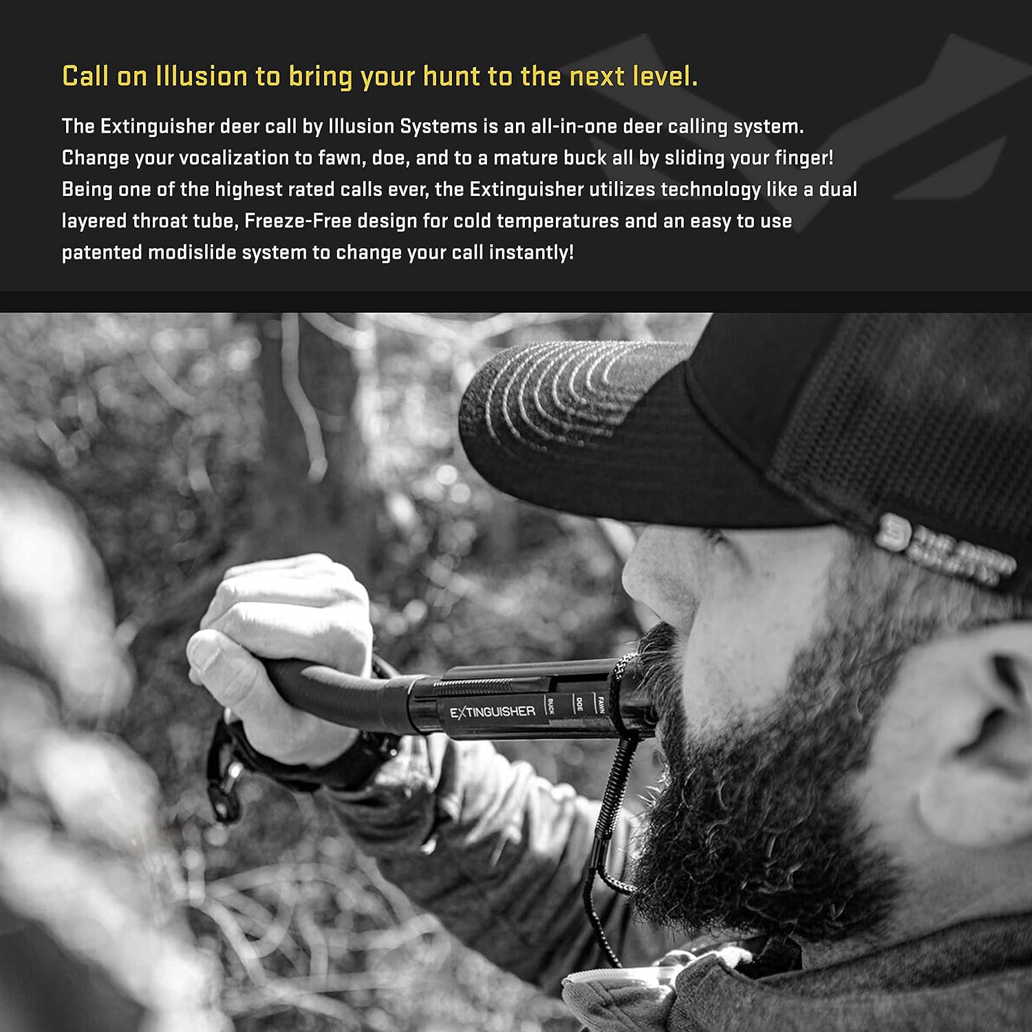 Illusion Systems Extinguisher Deer Call - Black : Big Game Calls And Lures : Sports & Outdoors