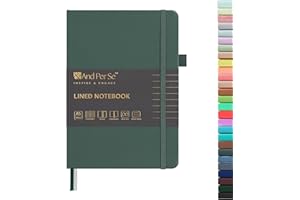 And Per Se Lined Journal Notebook, 160 Pages, A5 5.7 x 8 inches College Ruled Thick Paper Notebook Journals for Writing, Hard