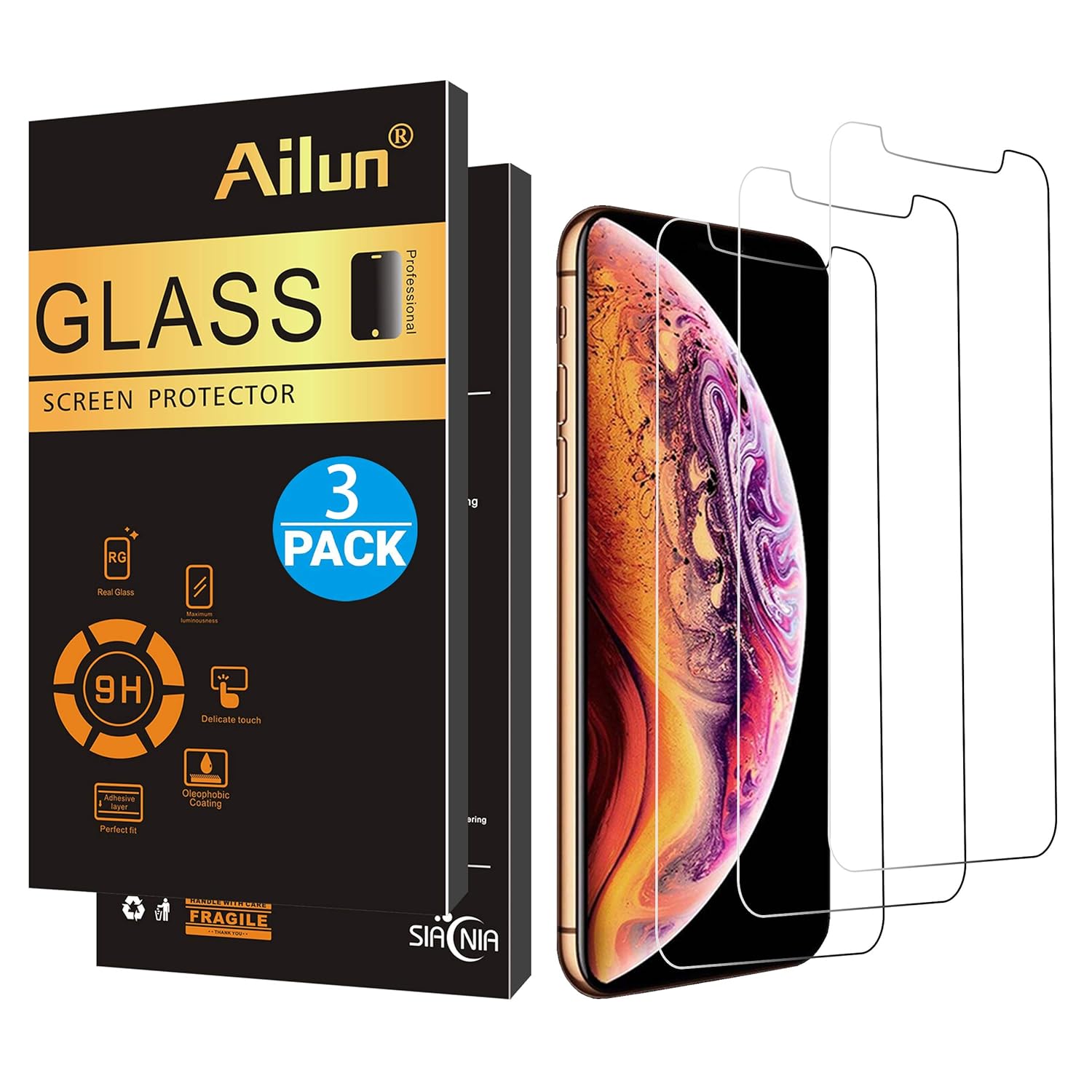 Ailun Screen Protector Compatible iPhone X,iPhone Amazon.co.uk