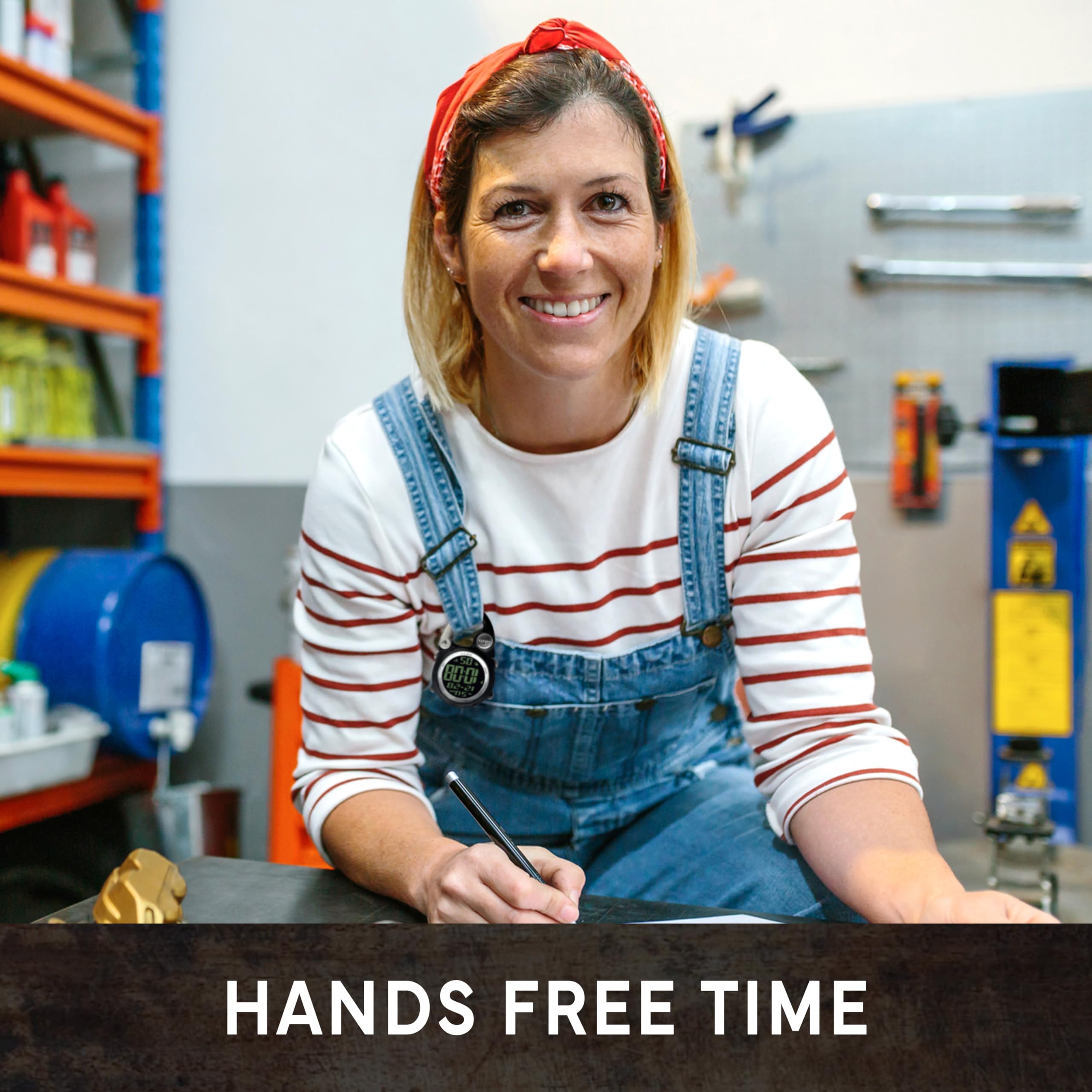 Dakota Digital Clip, Alarm, Stopwatch, Timer and Dual Time, Quality Pocket and Fob Watch, Premium Durability Outdoor Gifts for Men, Tactical Digital Clip on Watch