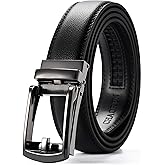 CHAOREN Mens Dress Belt - Ratchet Belt Leather 1 1/4" Comfort Click - Perfect Companion to Mens Dress Shoes