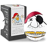 Pirate Beepegg &ndash; Egg Timer for Boiling Eggs &ndash; Musical Egg Cooker for Soft, Medium, Hard Boiled Eggs &ndash; Food Safe &ndash; Singing Floating Egg Timer &ndash; Egg Cooker for 3 Levels of Doneness - Brainstream