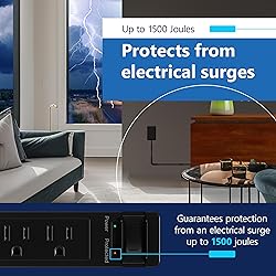 LIDER Surge Protected Outlet Extender, 4-Outlet