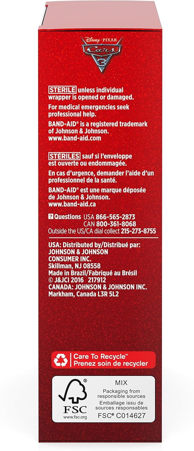 Amazon Com Band Aid Brand Adhesive Bandages Featuring Disney