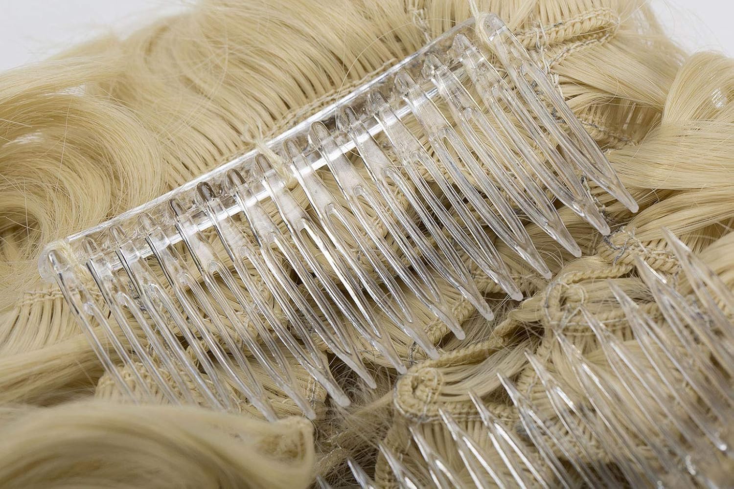 Short Combs Messy Curly Wavy Hair Extensions Bun Piece Up Do Drawstring Ponytail Clip in Comb Hair Extensions Chignon Bleach blonde - Image 3
