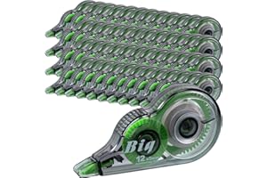 Yexiya 48 Pieces Correction Tapes Original Correction Wide Eraser Applicator Easy to Use Applicator Translucent Tapes Shows for Office Note Journal Scrapbooking, 0.2 Inch x 39.4 Feet