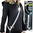 MOONSASH Reflective Sash for Walking at Night | USA-Made | Fitted, Reversible + Patented Night Walking Safety Gear | Perfect Belt/Reflective Vest for Women & Men Alternative | Essential Running Gear