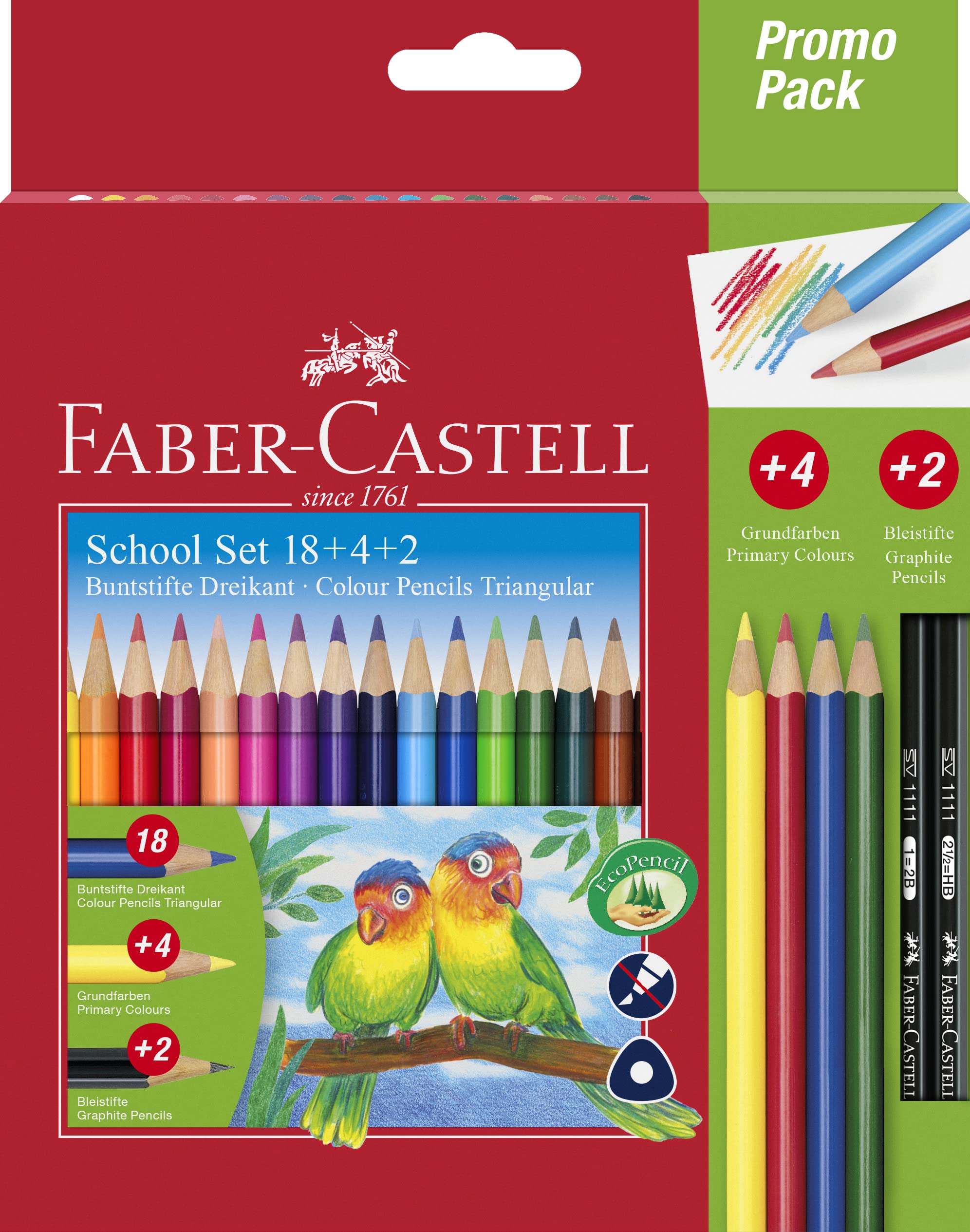 Faber-Castell 201597 Triangular Colour Pencil