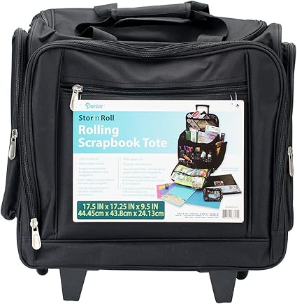 scrapbooking rolling tote