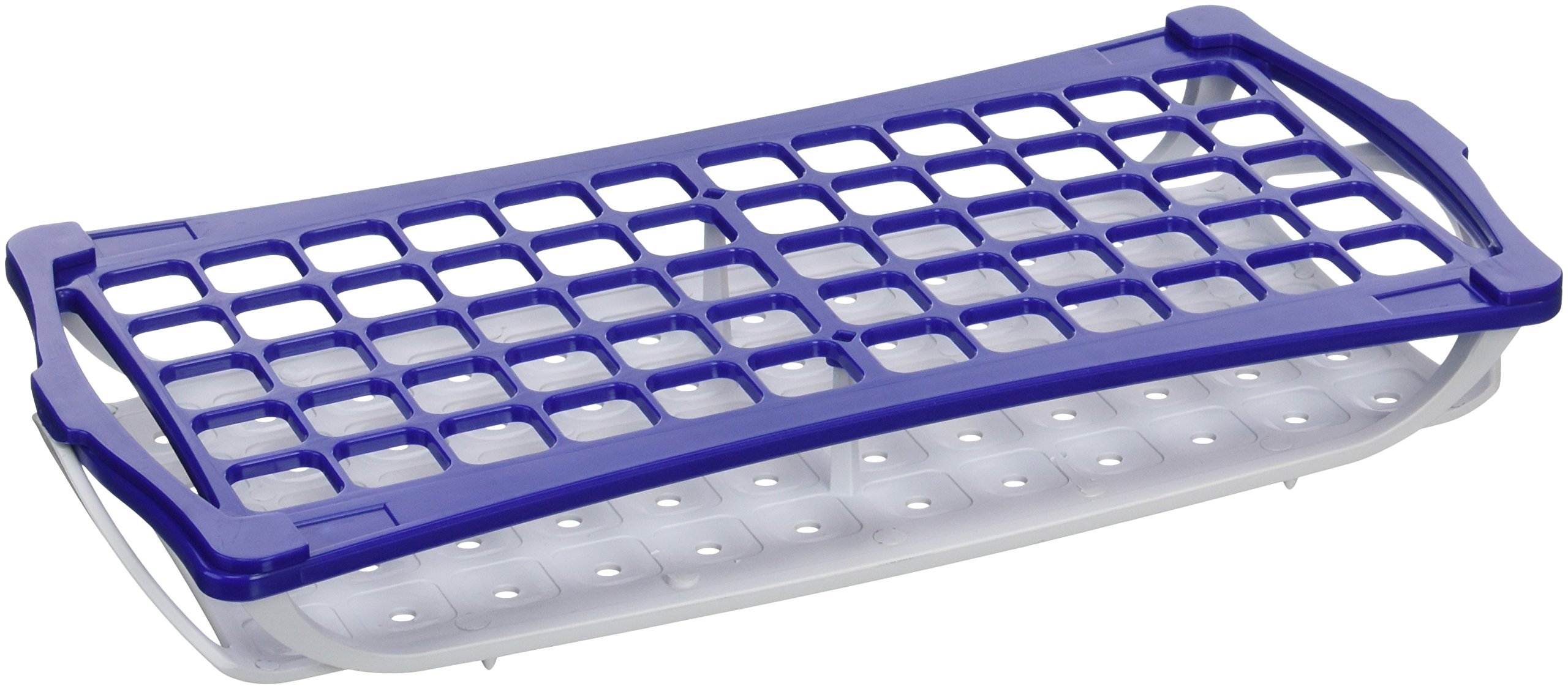 Camlab Plastics RTP/7021-B 2 Tier Rack for 5 mL Tubes, Blue