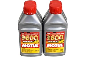 Motul MTL100949 8068HL RBF 600 Factory Line Dot-4 100 Percent Synthetic Racing Brake Fluid-500, 300. ml, 4 Pack