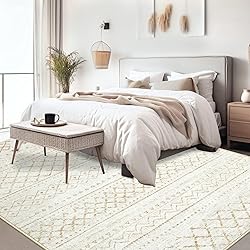 Area Rug Living Room Rugs 8x10 - Large Soft Boho