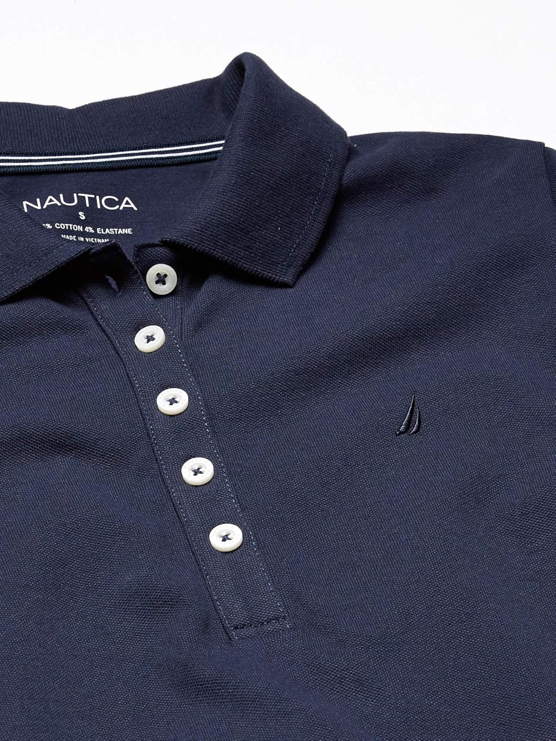 Nautica Women's Easy Classic Short Sleeve Stretch Cotton Polo Dress at  Women’s Clothing store